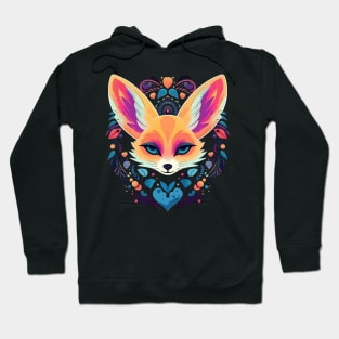 Fennec Fox Valentine Day Hoodie